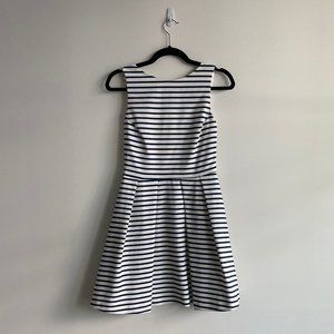 ZARA BASIC Mini Blue and White Princess Dress